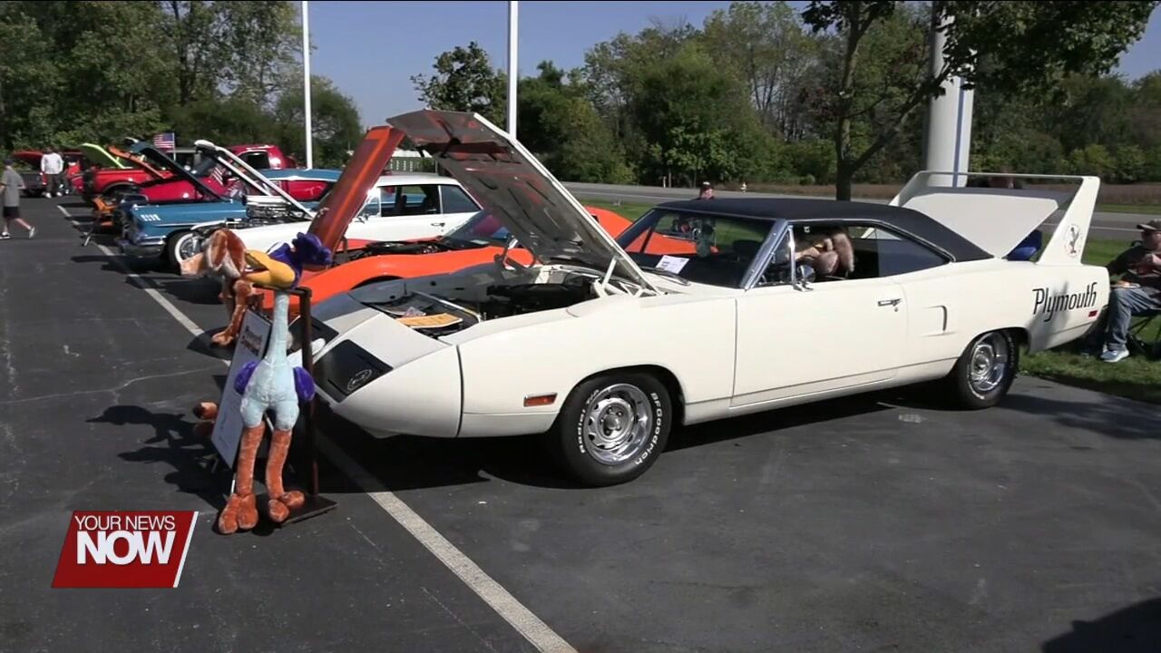 Cars, trucks, and motorcycles on display to help the Veterans Food Pantry